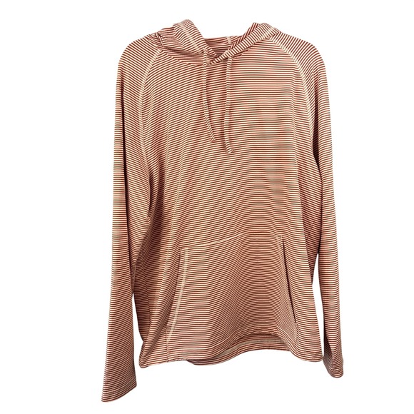 RHONE Other - Rhone Mens Seersucker Striped Rec Camp Hoodie Size L Nantucket Performancewear